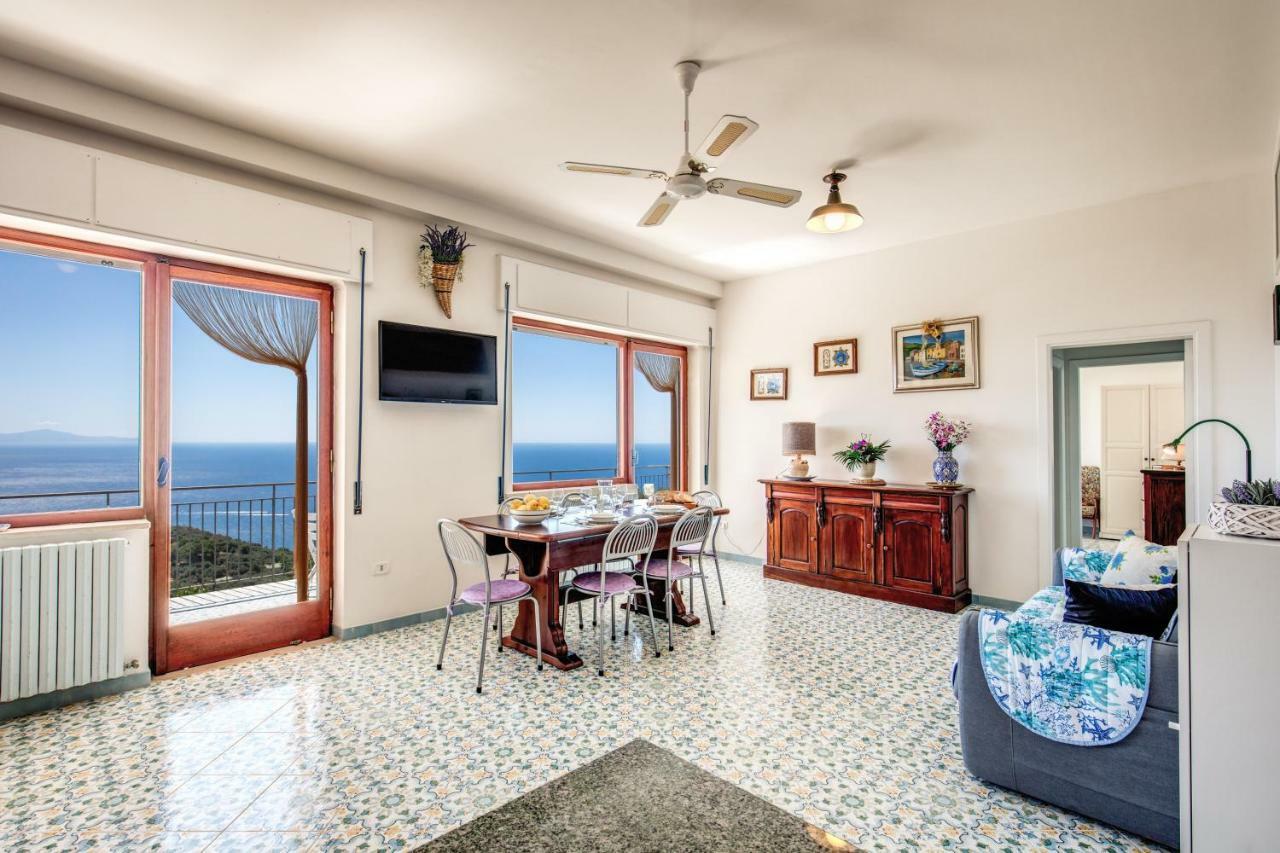 Geca'S House - Panoramic Sea View Studio Massa Lubrense Kültér fotó
